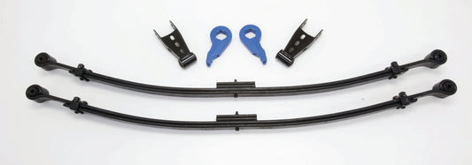 W9924EX-4WD 1999-06 CHEVY (4WD, Torsion Front End) 2/4" Economy Drop Kit (Torsion Keys, Shackles, & Leaf Springs)