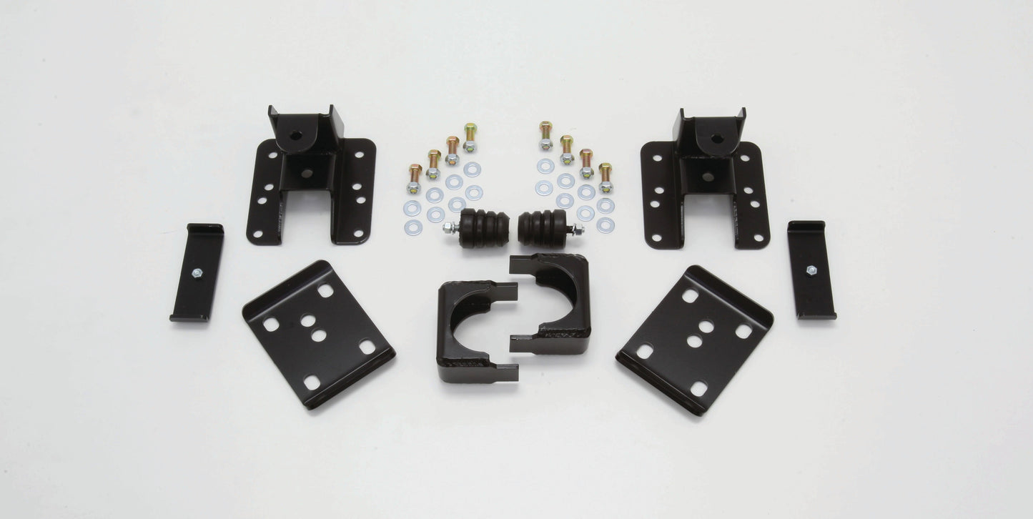 WH4REAR 2004-06 SILVERADO, 2WD/4WD, 4"- 5" Rear Kit ONLY (Flip Kit, Hangers, & Bump Stops)