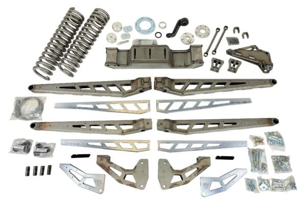 Suspension lift kit for trucks and SUVs.