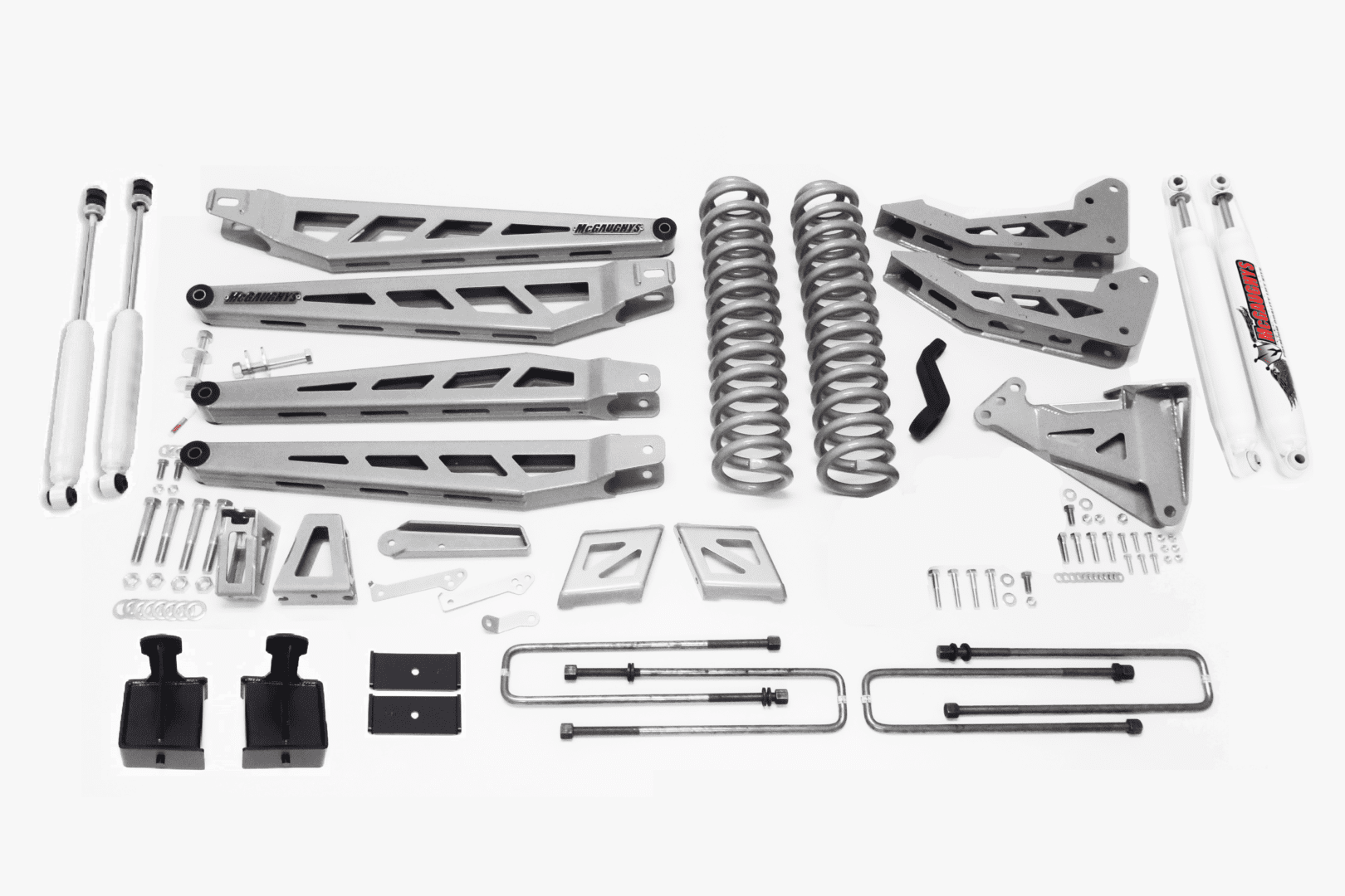 Suspension lift kit with hardware