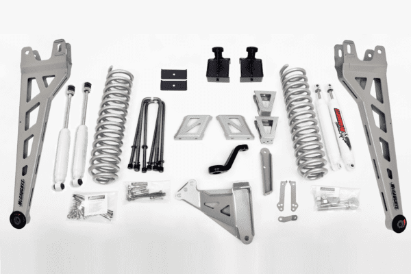 Truck suspension lift kit parts.