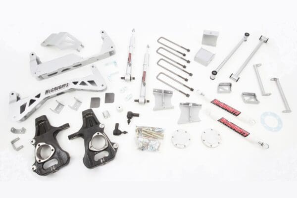 Mcgaughys lift kit for truck suspension.