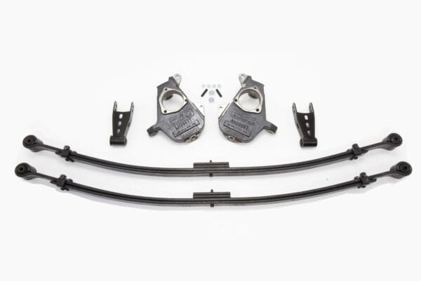 Truck suspension lift kit parts.