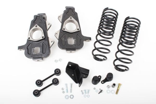 Car suspension lift kit parts.