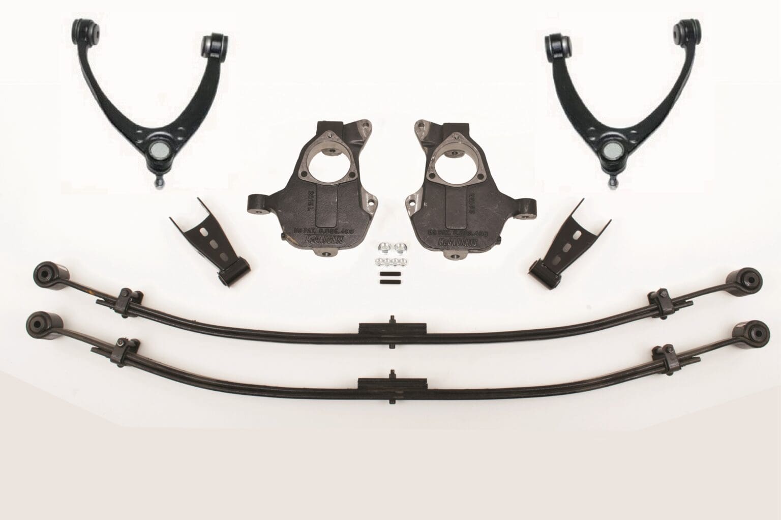 2"/4" Lowering Kit, 20142018 GM 1500 Trucks, 4wd, Alum/Stamped (34310