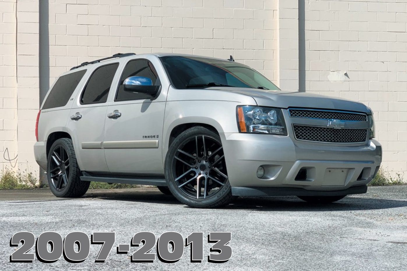 Silver Chevrolet Tahoe SUV, 2007-2013.