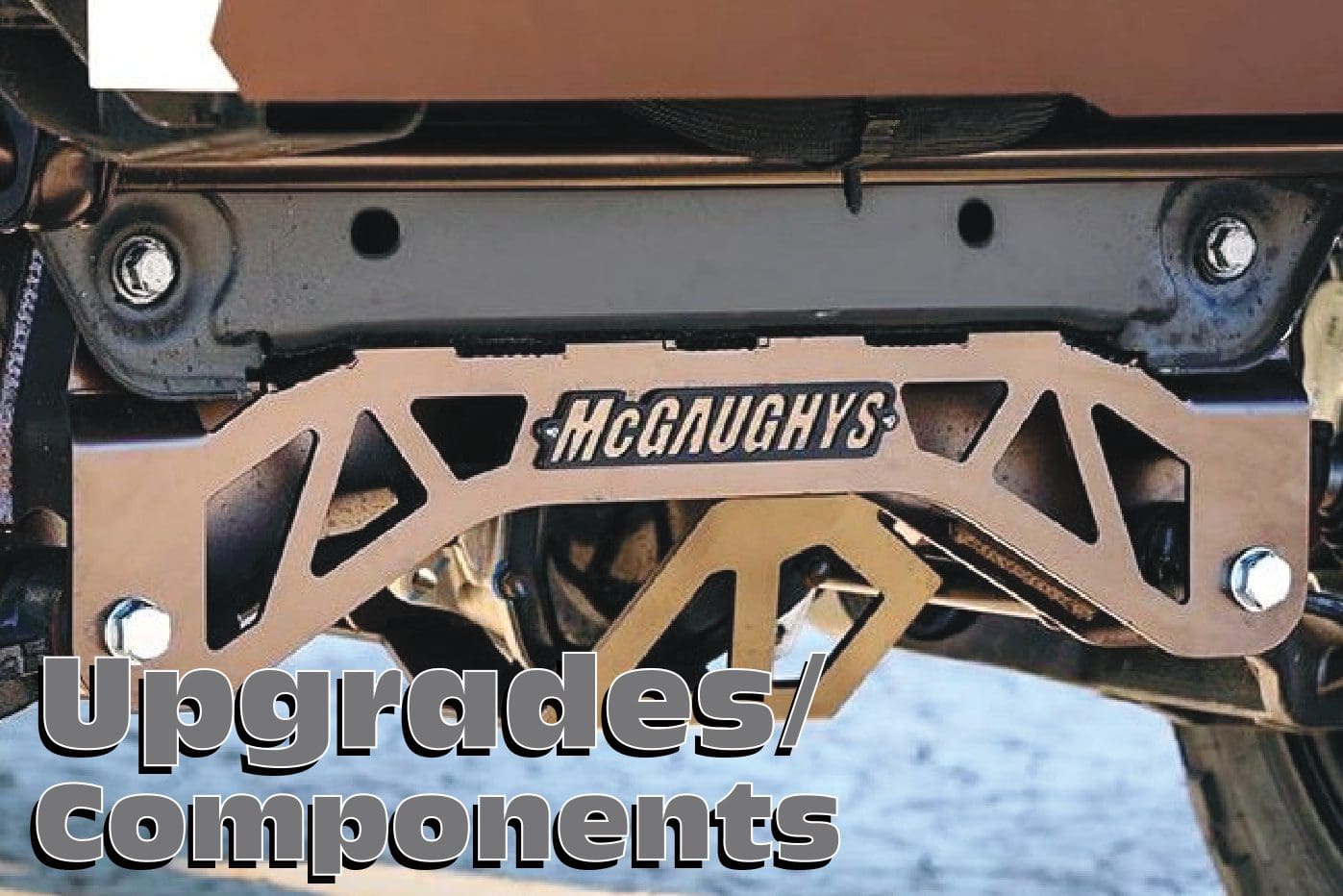 Mcgaughys lift kit for truck suspension.