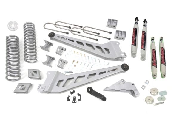 The complete lift kit includes all of the components needed to fit into a truck.