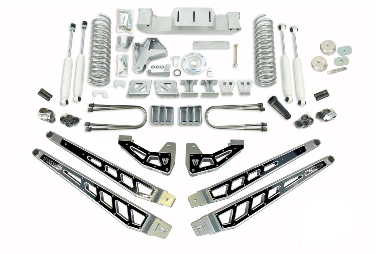 The complete lift kit includes all of the different parts needed to build a lift.