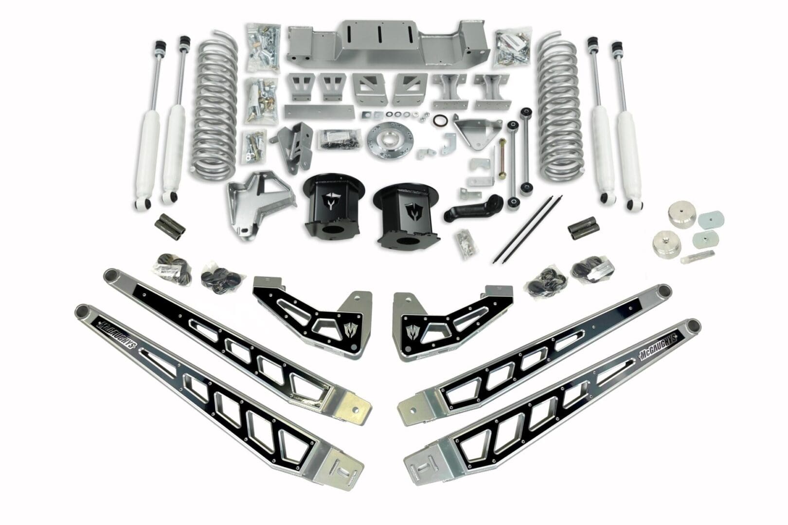 The complete lift kit includes all of the different parts needed to build a lift.