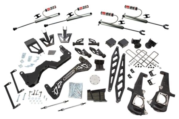 *7"-9" Lift Kit, 2011-2019 GM Truck 3500, 2wd/4wd, GAS/DIESEL, w/M84 Reservoir Shocks (#52377)