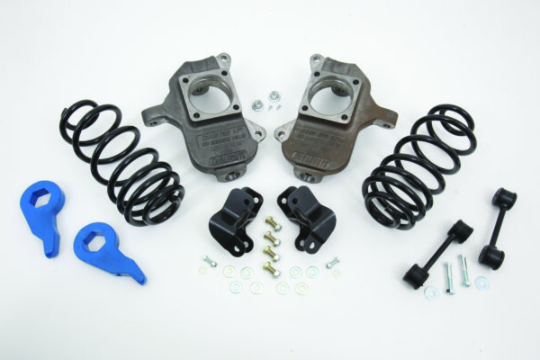 3"/5" Lowering Kit, 2003-2009 Hummer H2, Factory Rear Coil (#93096)